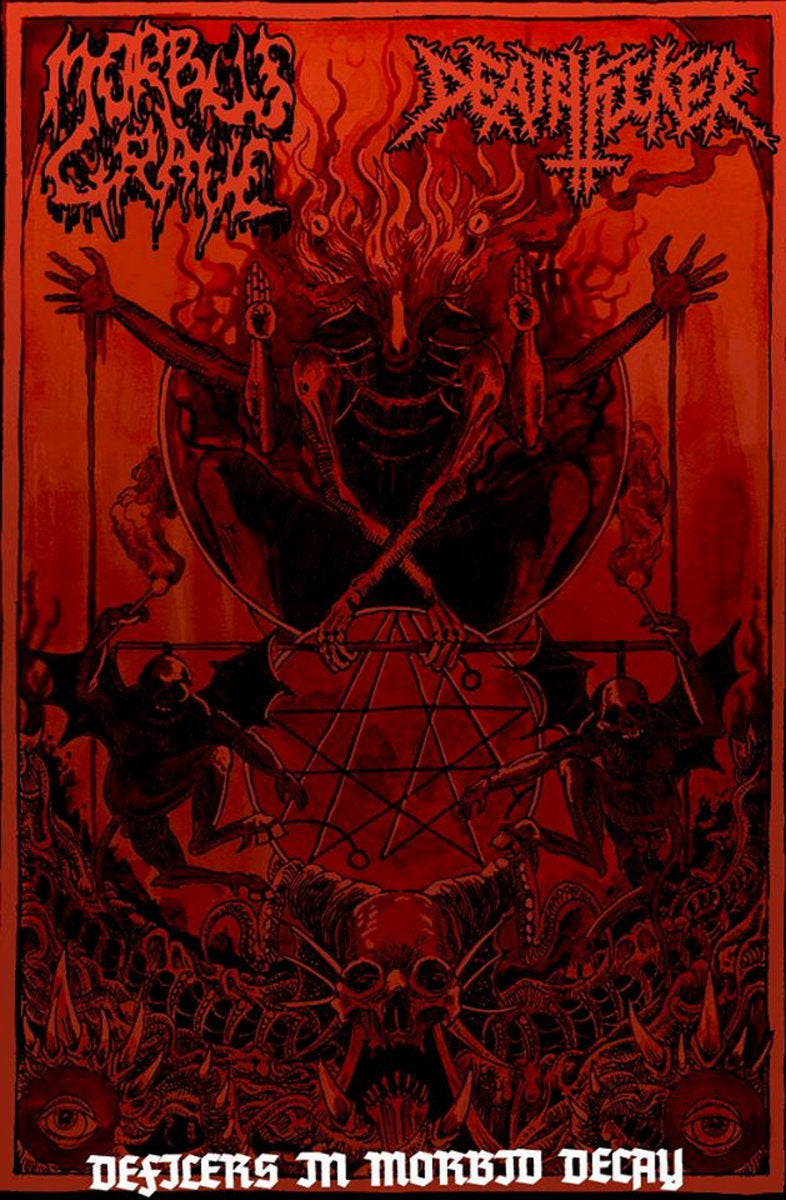 MORBUS GRAVE / DEATHFUCKER - DEFILERS IN MORBID DECAY TAPE
