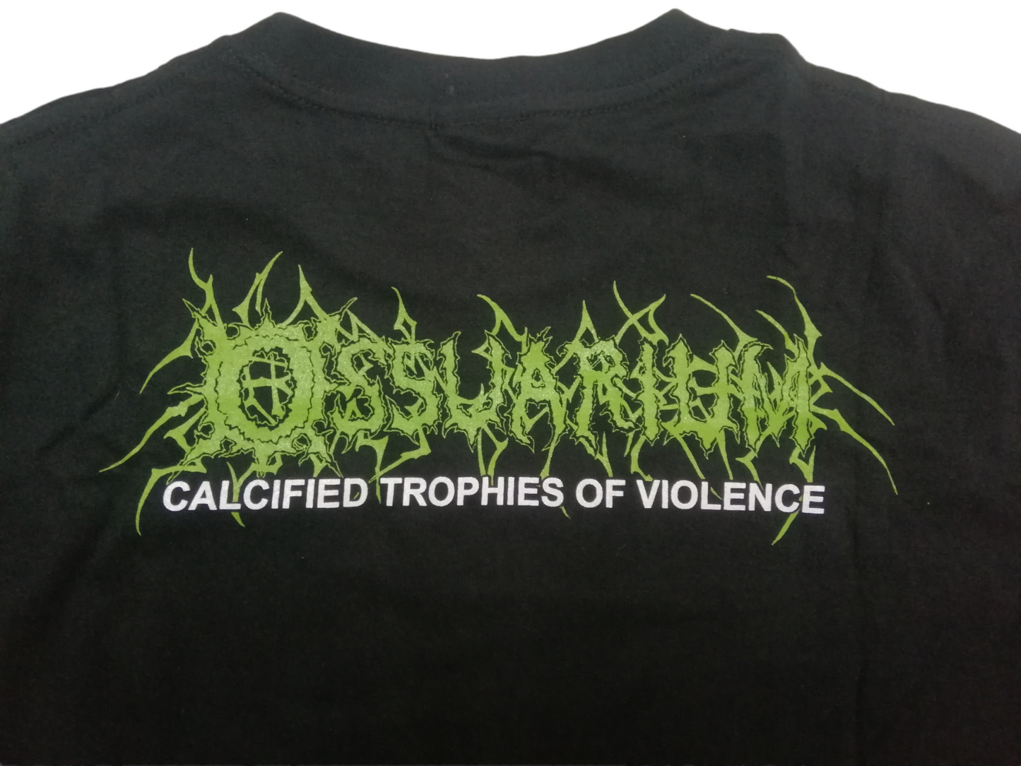 OSSUARIUM - CALCIFIED TROPHIES OF VIOLENCE T-SHIRT