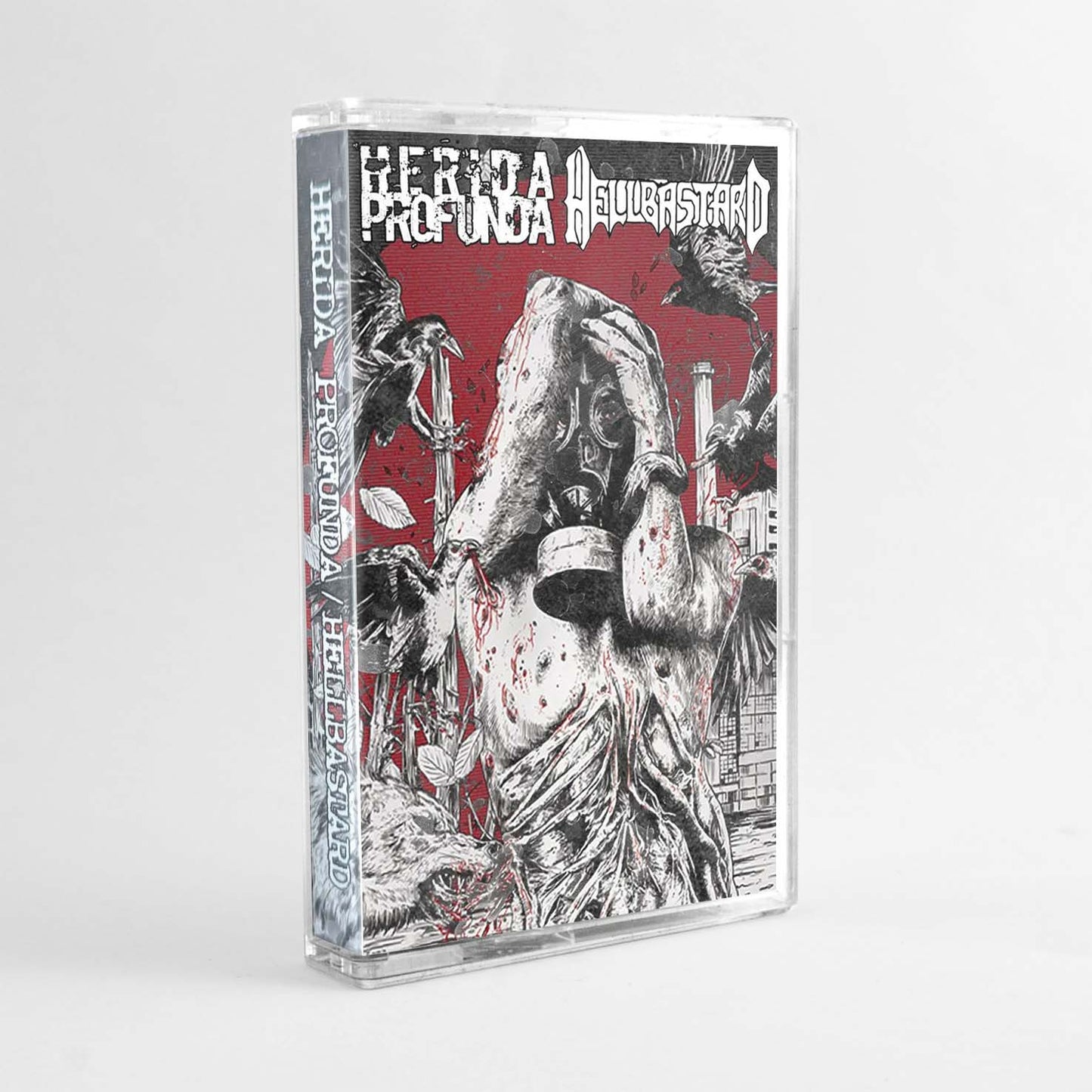HERIDA PROFUNDA / HELLBASTARD - SPLIT TAPE