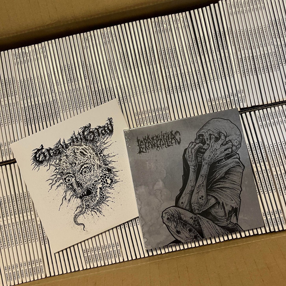 GRAVAVGRAV / LEPROPHILIAC - SPLIT CD