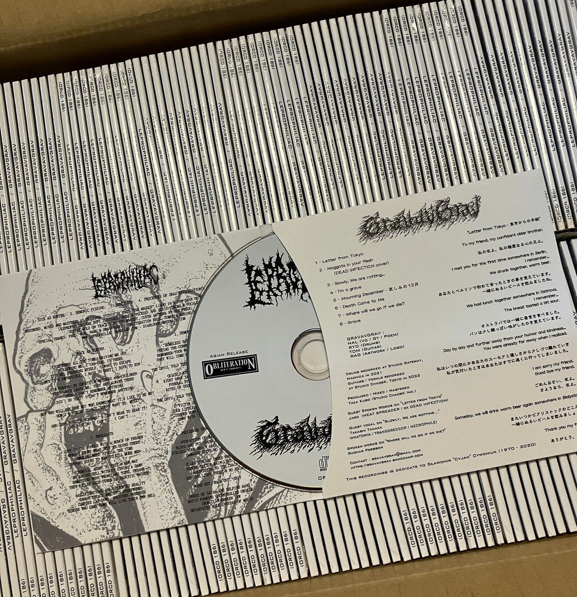 GRAVAVGRAV / LEPROPHILIAC - SPLIT CD