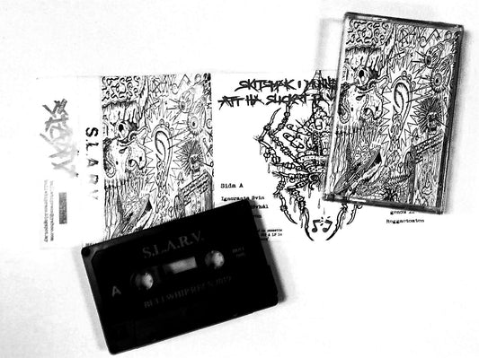 S.L.A.R.V - SKITSMAK I MUNEN EFTERATT HA SLICKAT PA VERKLIGHETENV TAPE